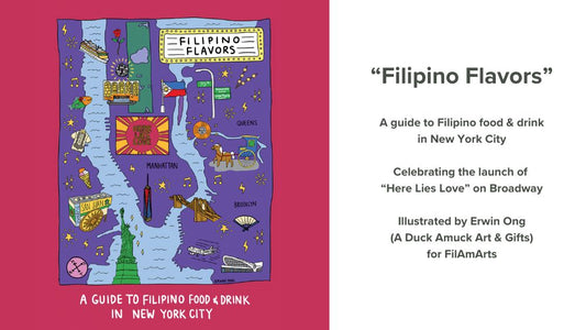 Making the “Filipino Flavors” map for the Broadway musical “Here Lies Love”