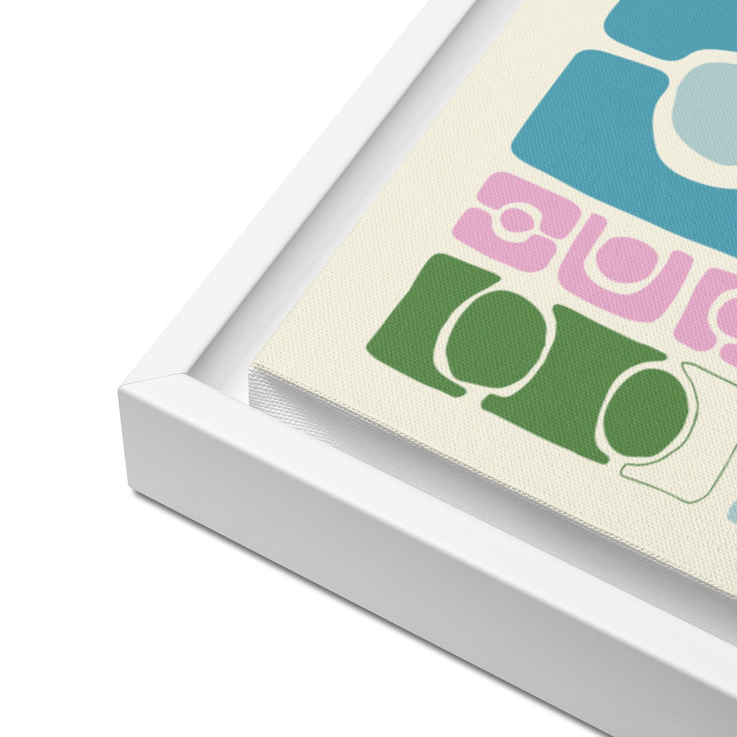 Color Pops (Multi-Color) | Original Framed Canvas Print