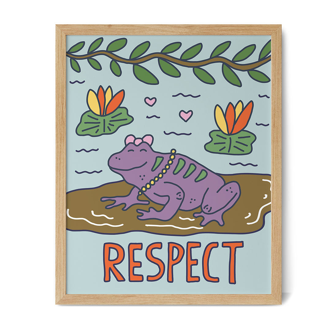 Respect (Frog) - Inspirational Poster