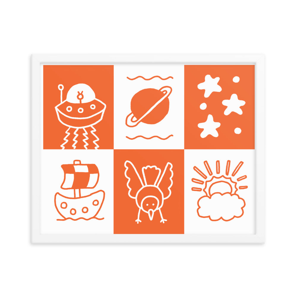 Freestyle No. 7 (Orange)