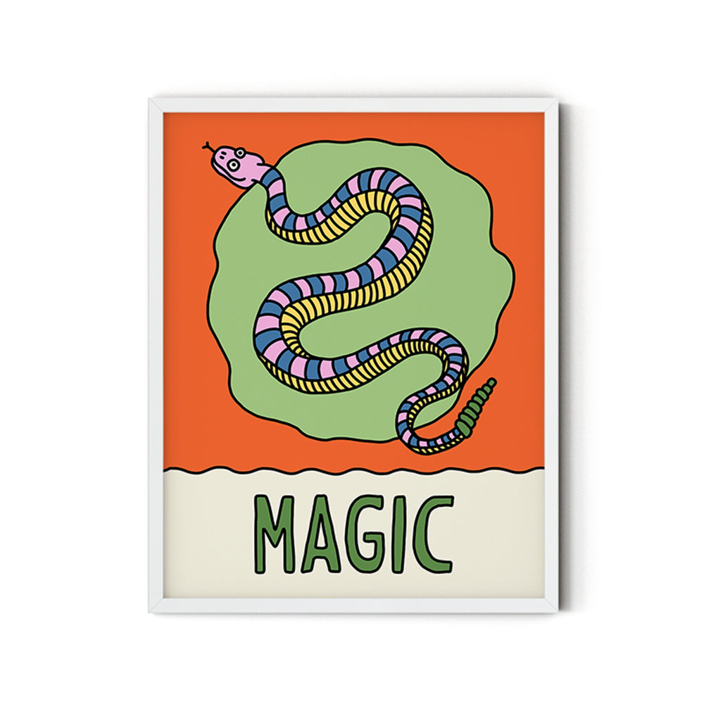 Magic (Rattlesnake) - Inspirational Poster