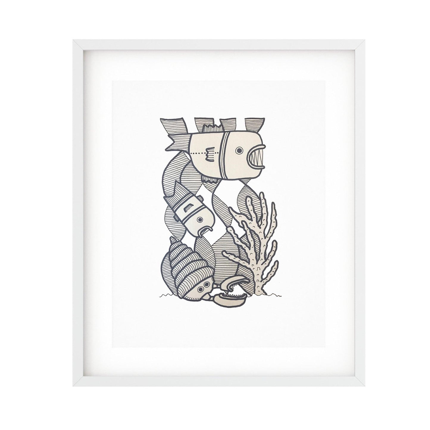 "El Nido" Black and White #1 (Original)