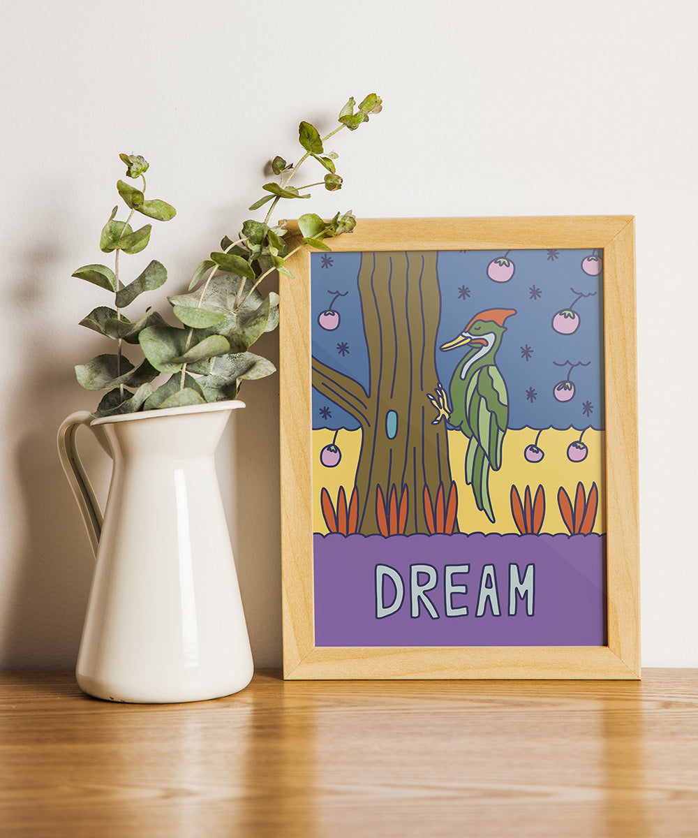Dream (Woodpecker) - 5"x7" Print