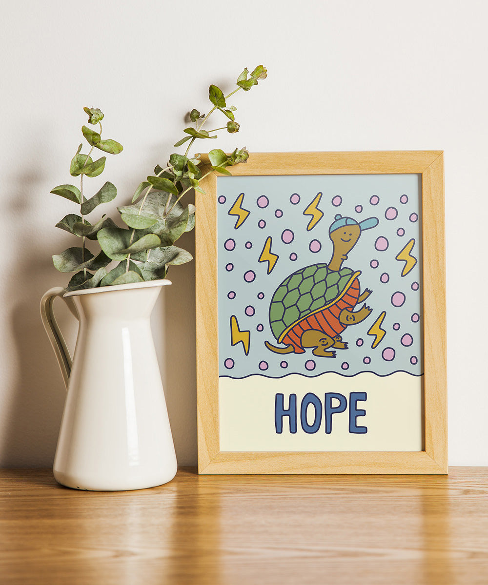 Hope (Turtle) - 5"x7" Print