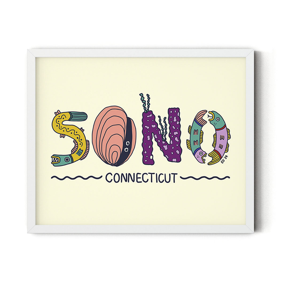 SoNo – South Norwalk, Connecticut - Art Print