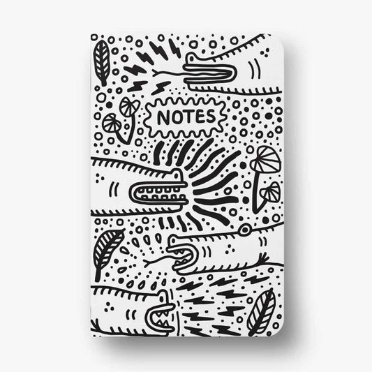 Swamp Outlines - Softcover Classic Layflat Notebook - Denik x Erwin Ong Collection