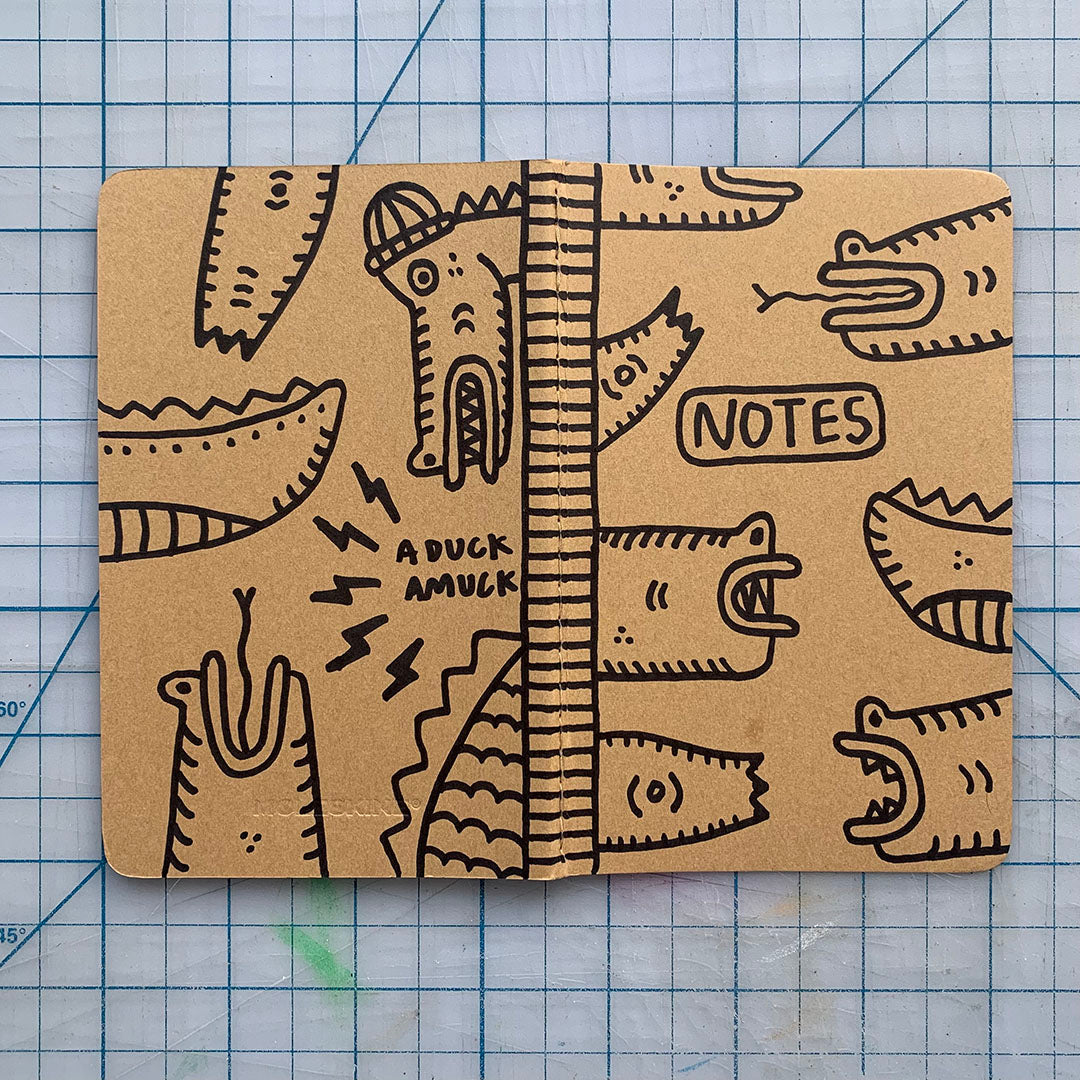 Hand-Decorated Journal - Design No. 5 - *Drawn to Order*