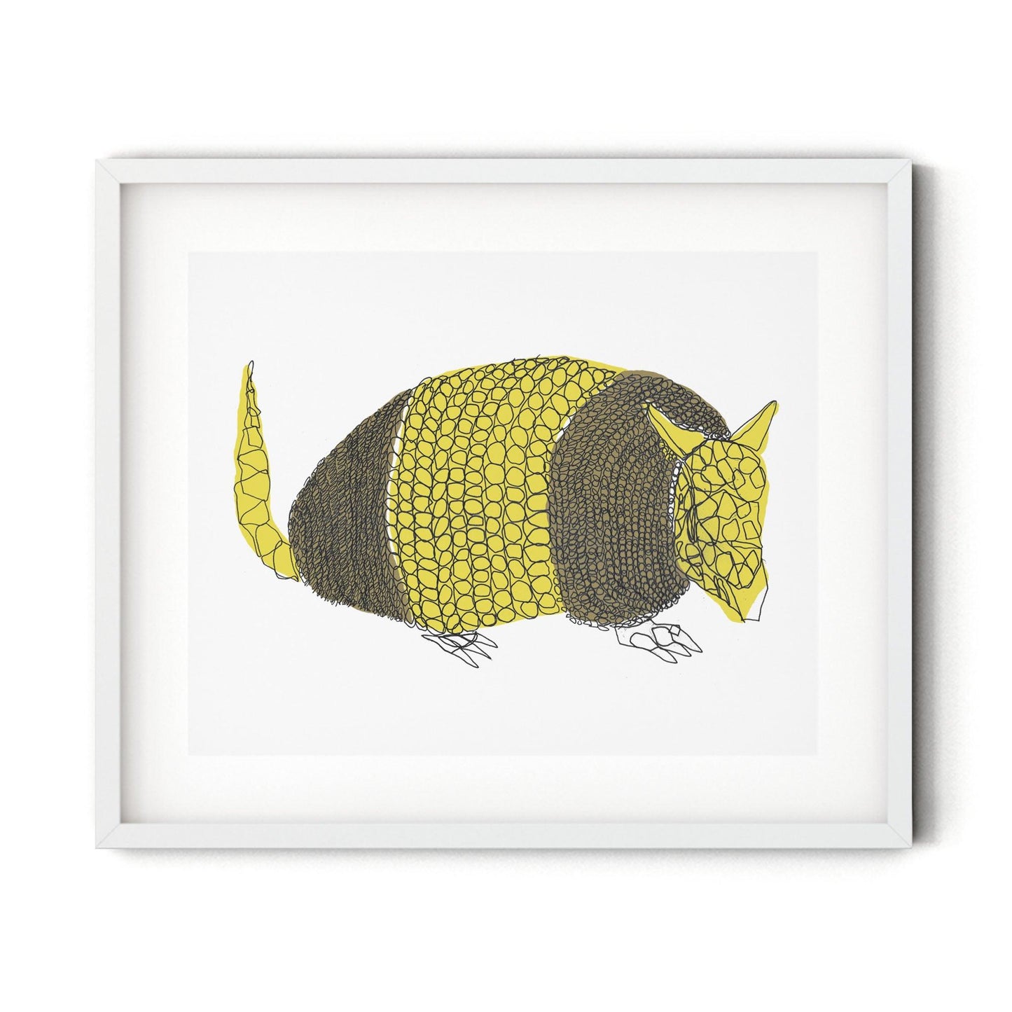 Curly Armadillo (Print)