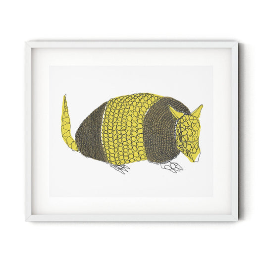Curly Armadillo (Print)