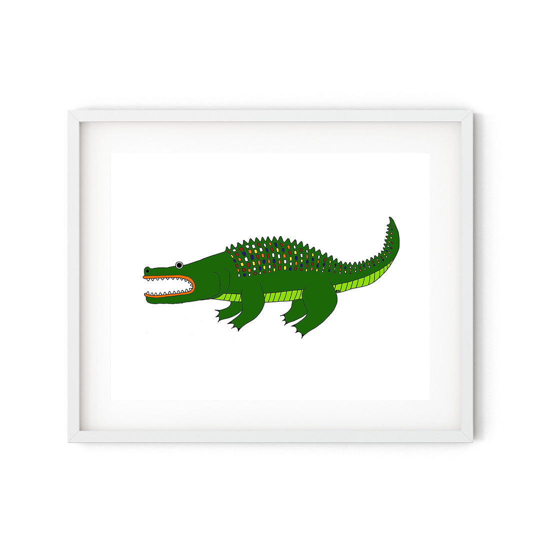 Tic Tac Alligator (Print)