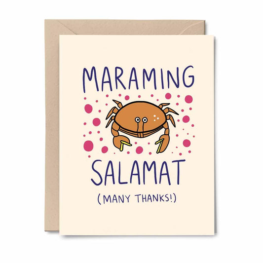 Maraming Salamat Card (Many Thanks!) - Thank You Card