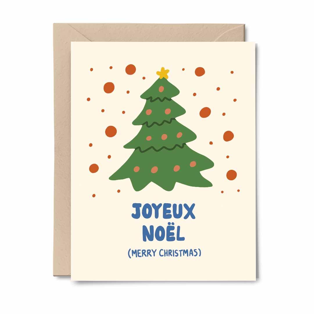 Joyeux Noël - Merry Christmas - Greeting Card – ADUCKAMUCK