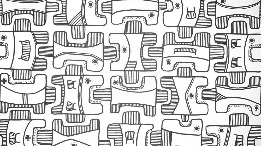 New Fish Art - Works on Paper for Hamptons Fine Art Fair