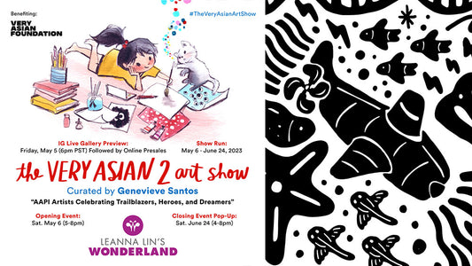 Very Asian 2 Art Show at Leanna Lin's Wonderland in Los Angeles (May - June 2023)