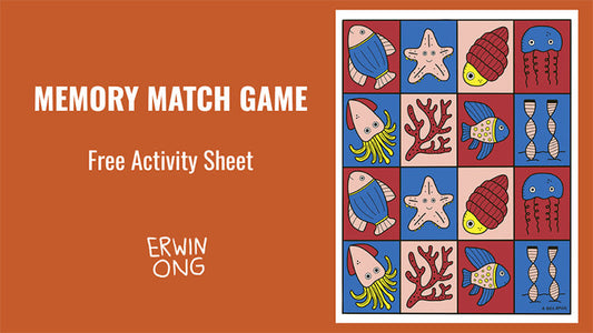 Free Printable Sea Creature Memory Match Game