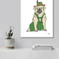 Pug artwork by artist E. Ong