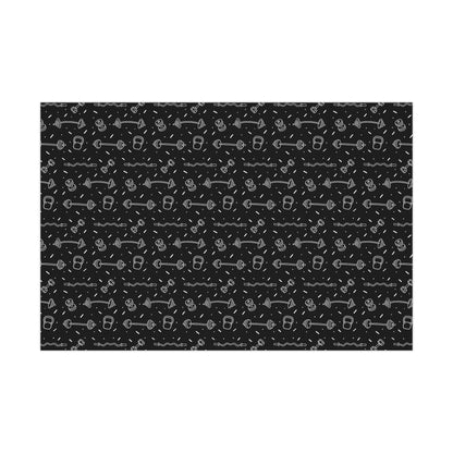 Gym Wrapping Paper, Cute Gym Gift Wrap, 2 sizes