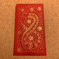 Snake (Floral) - Lunar New Year 2025 -  Year of the Snake - Red Envelope