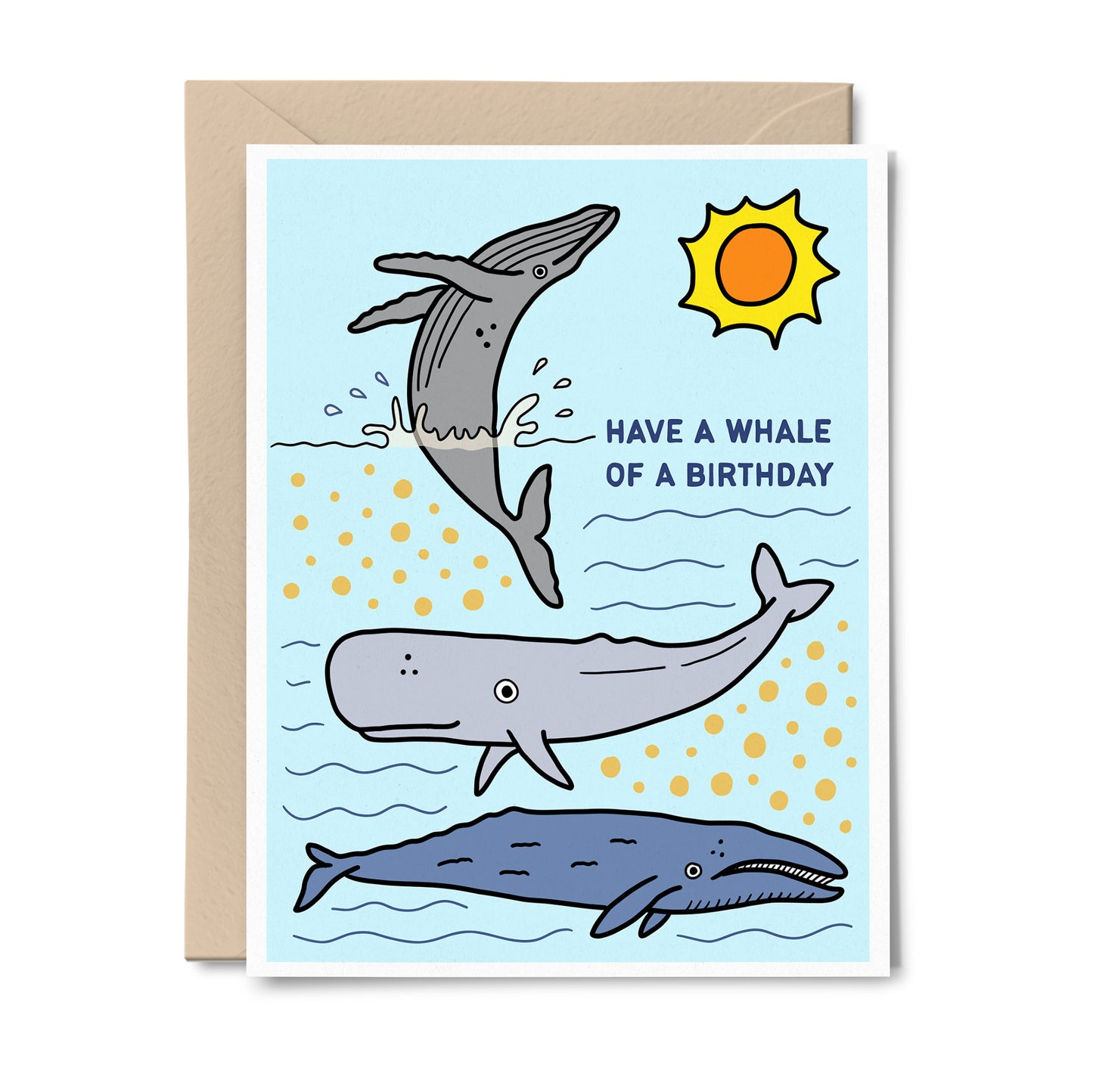 Have a Whale of a Birthday - Happy Birthday Greeting Card