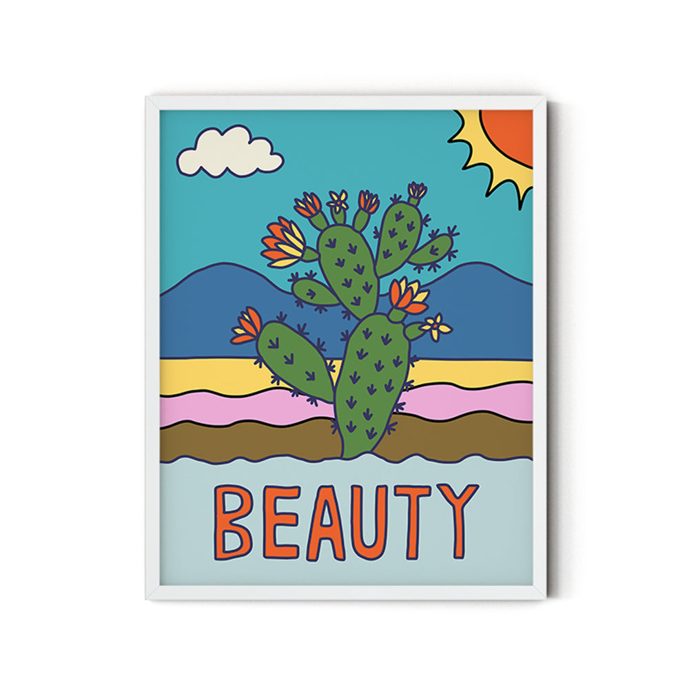 Beauty (Cactus) - Inspirational Poster
