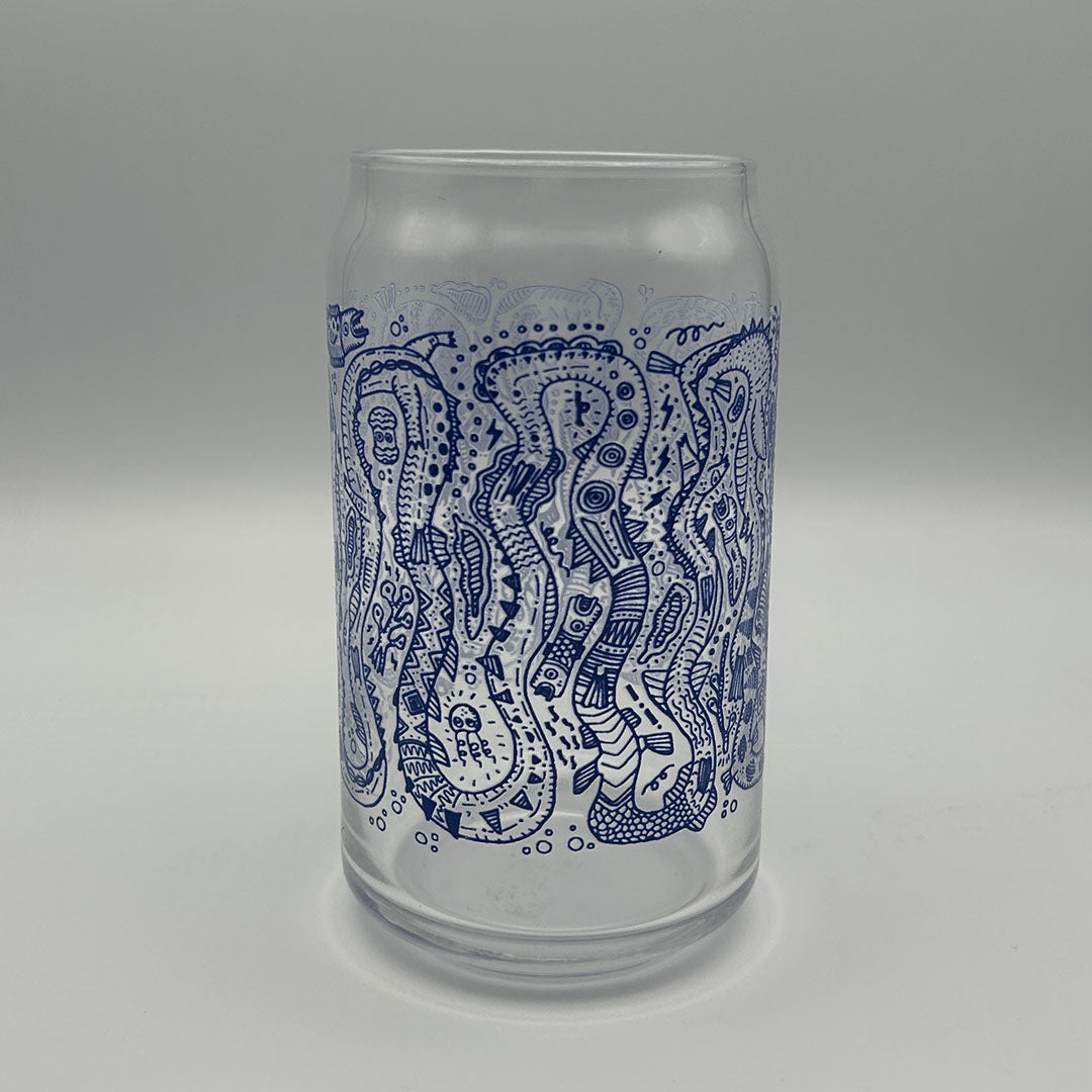 Eel Beer Can Glass