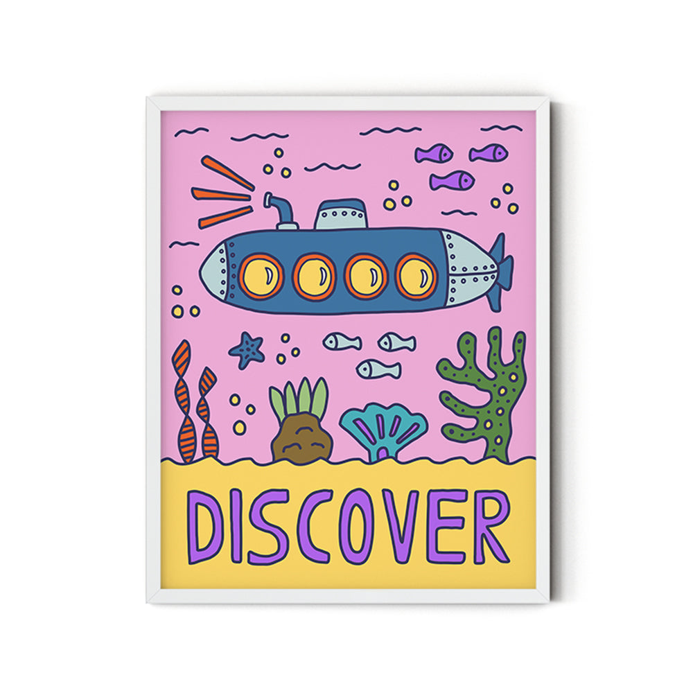 Discover (Submarine) - Inspirational Poster