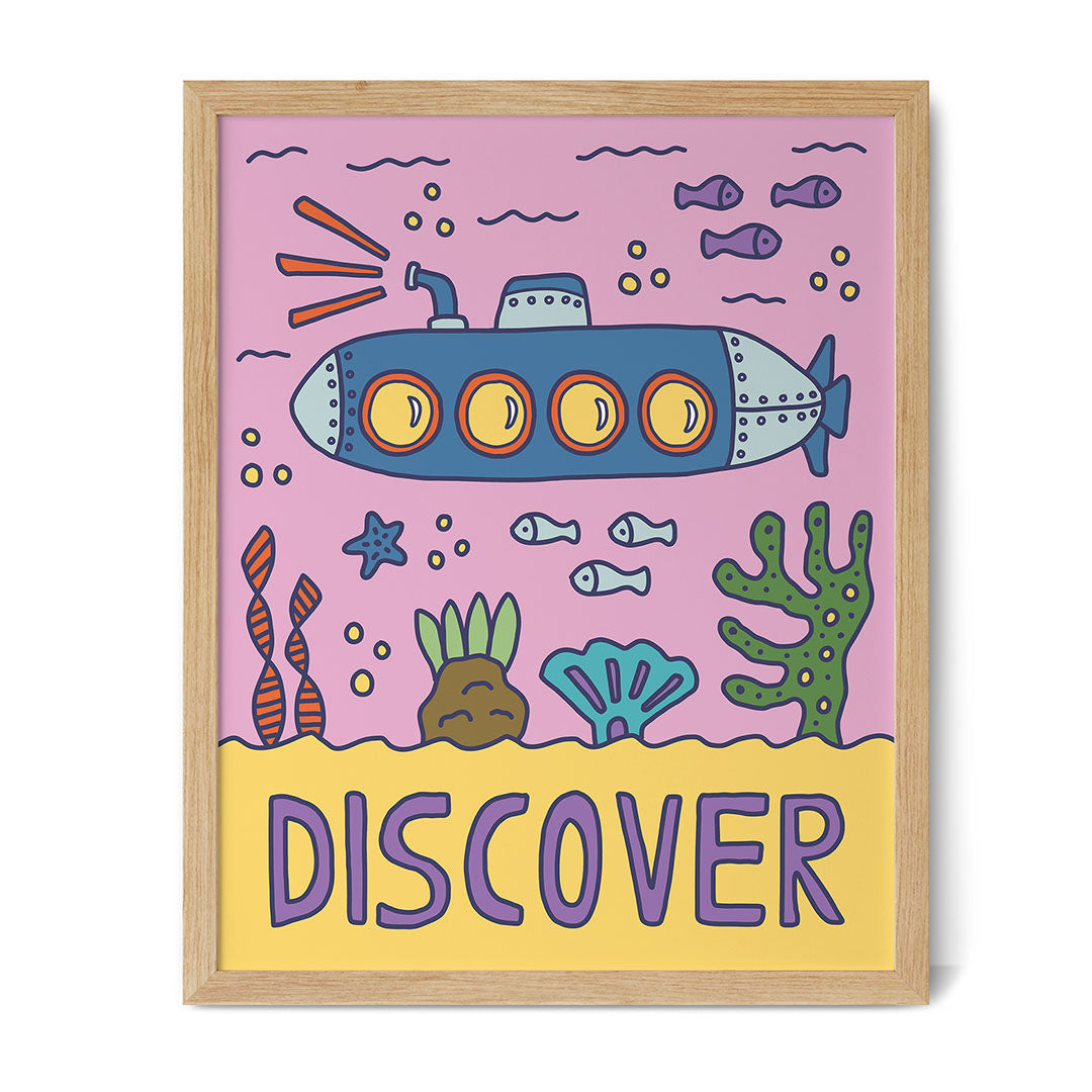 Discover (Submarine) - Inspirational Poster