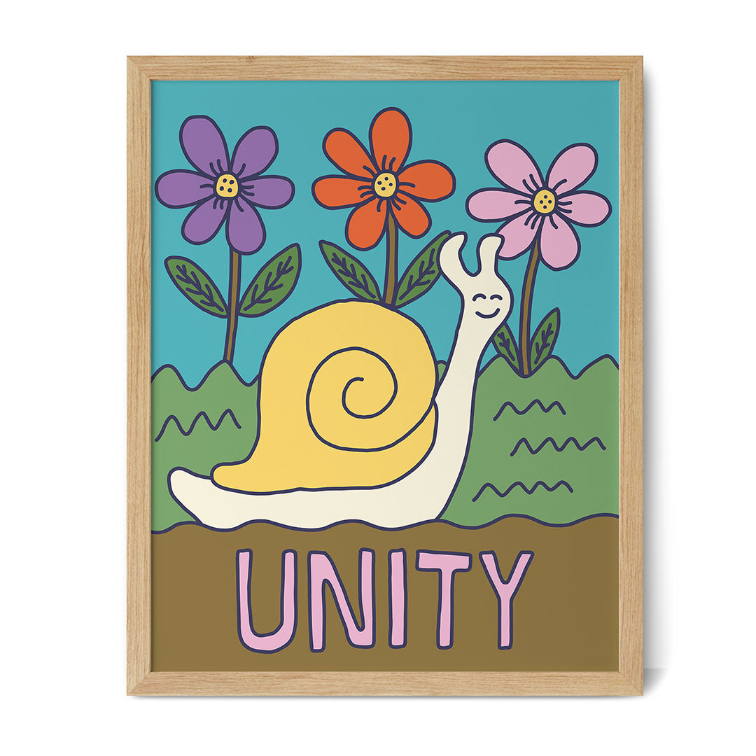 Unity (Snail) - Inspirational Poster