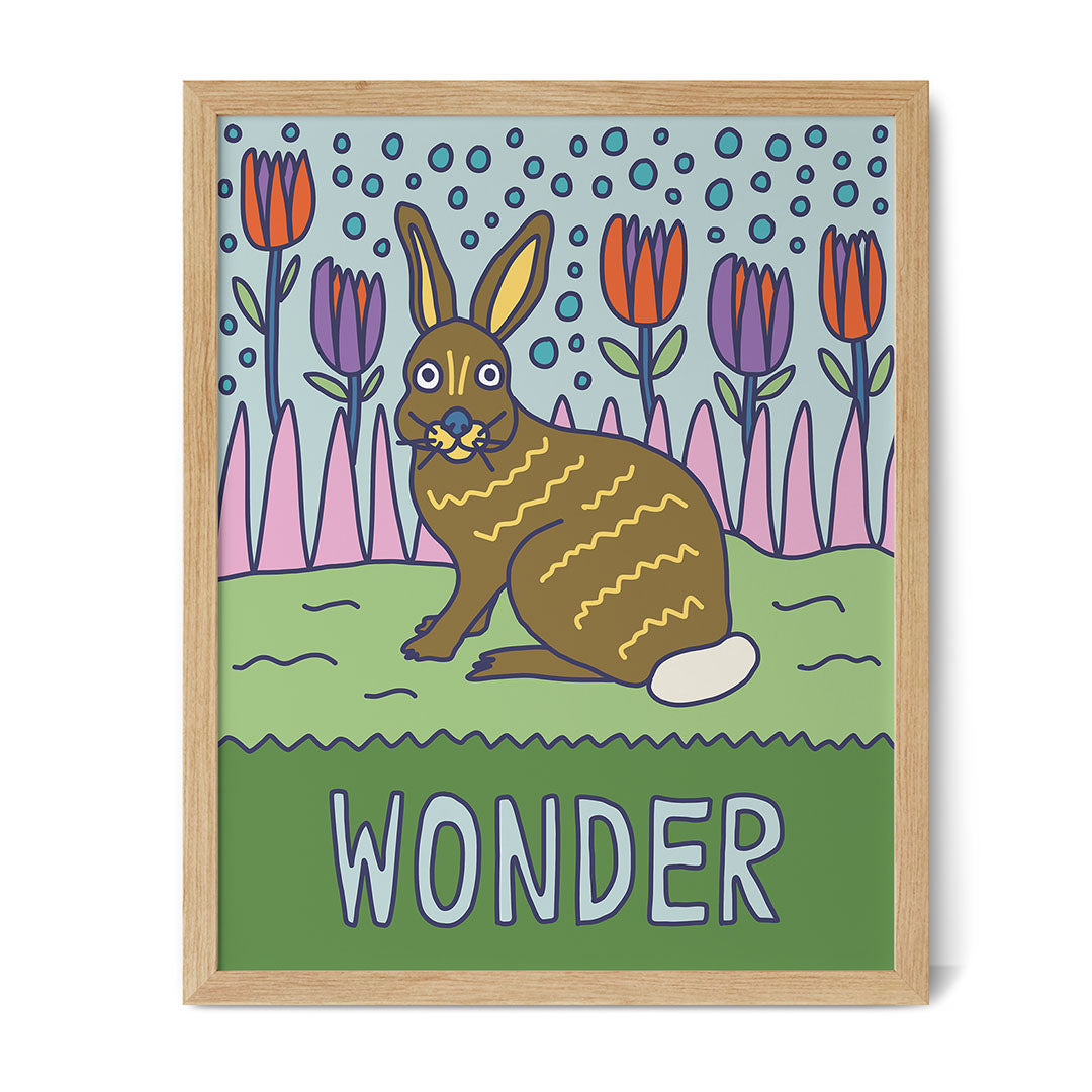 Wonder (Cottontail Rabbit) - Inspirational Poster