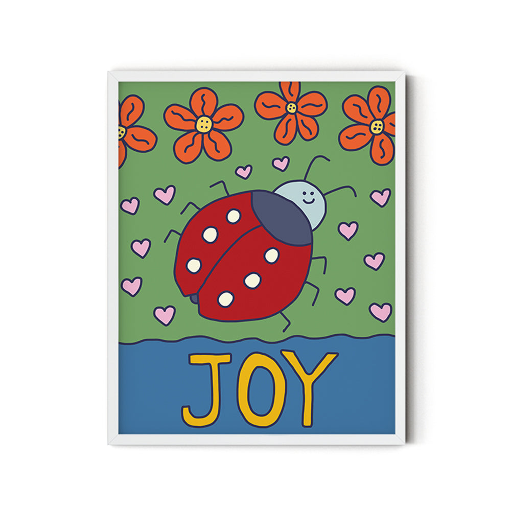 Joy (Ladybug) - Inspirational Poster