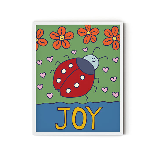 Joy (Ladybug) - Inspirational Poster