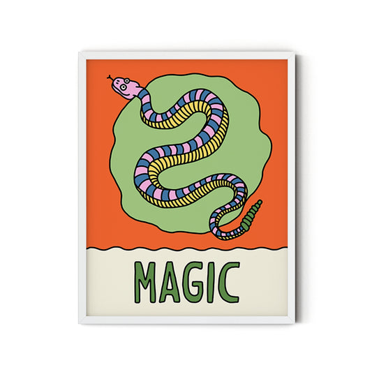 Magic (Rattlesnake) - Inspirational Poster