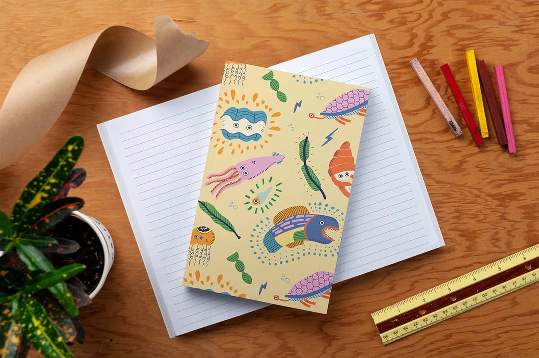 Marine Life Softcover Notebook - Denik x Erwin Ong Collection