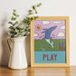 PLAY - Whale Art Print