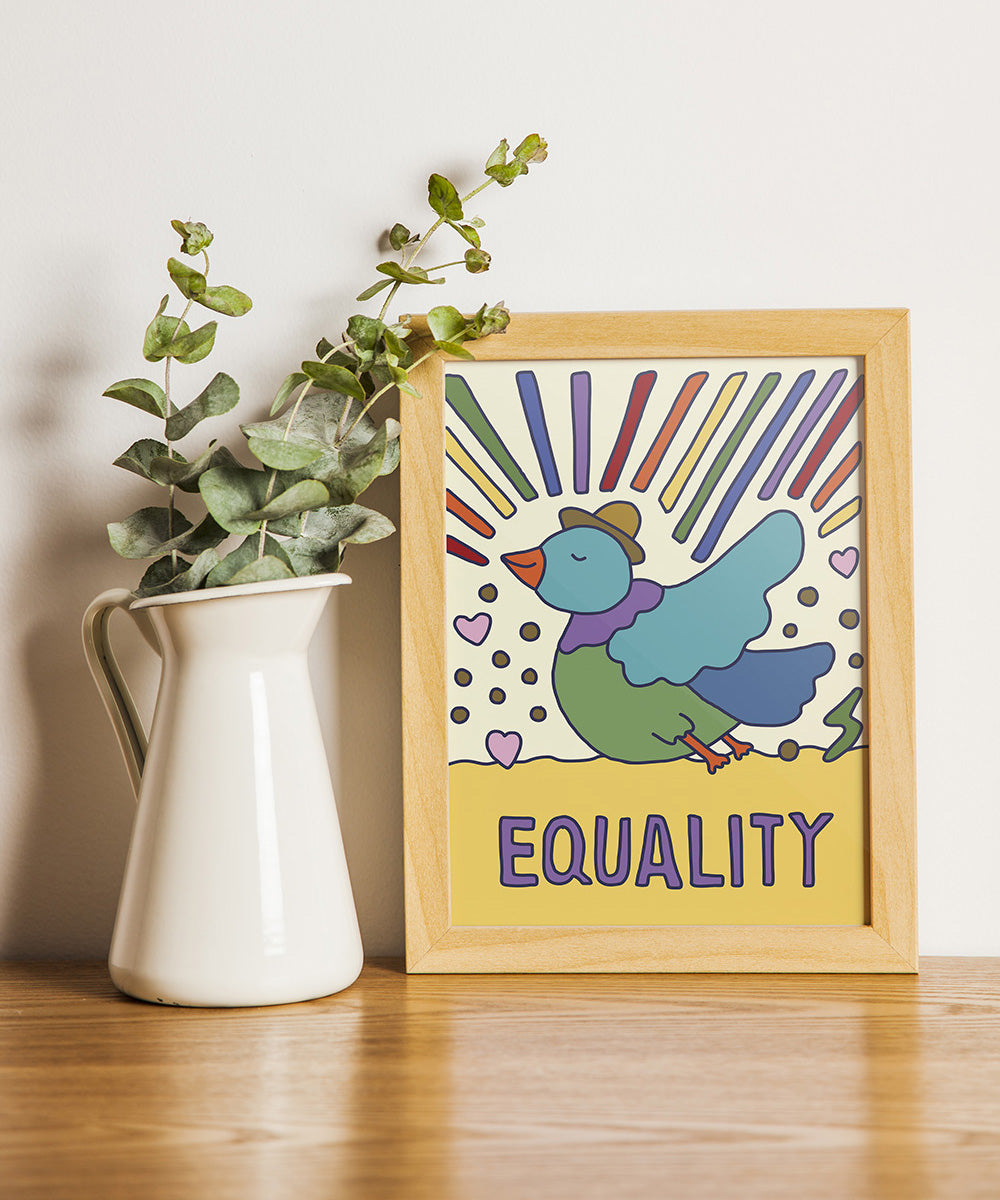 Equality (Bird) - 5"x7" Print