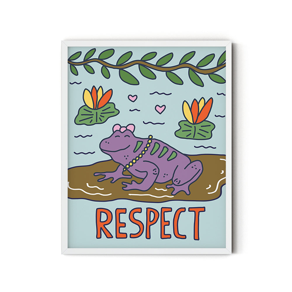 Respect (Frog) - Inspirational Poster