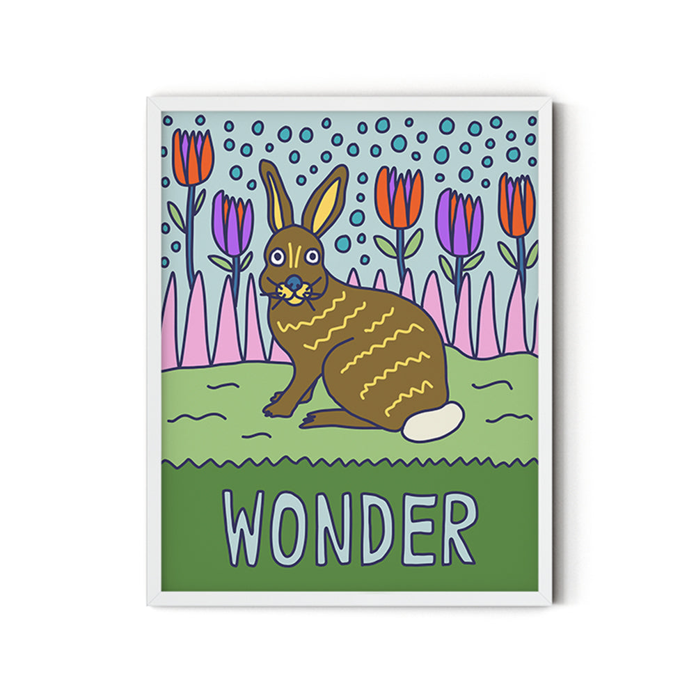 Wonder (Cottontail Rabbit) - Inspirational Poster