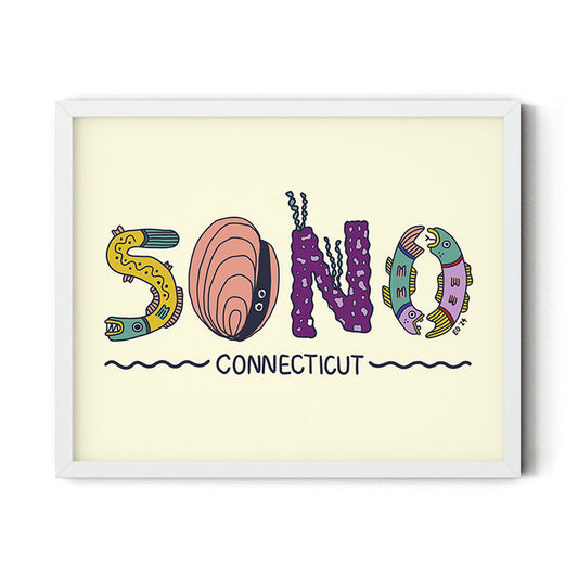 SoNo – South Norwalk, Connecticut - Art Print