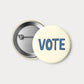 VOTE Pinback Button - 2.25" Illustrated Pin Badge