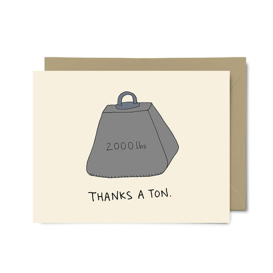 Thanks A Ton - Kettlebell (Boxed Set of 5)