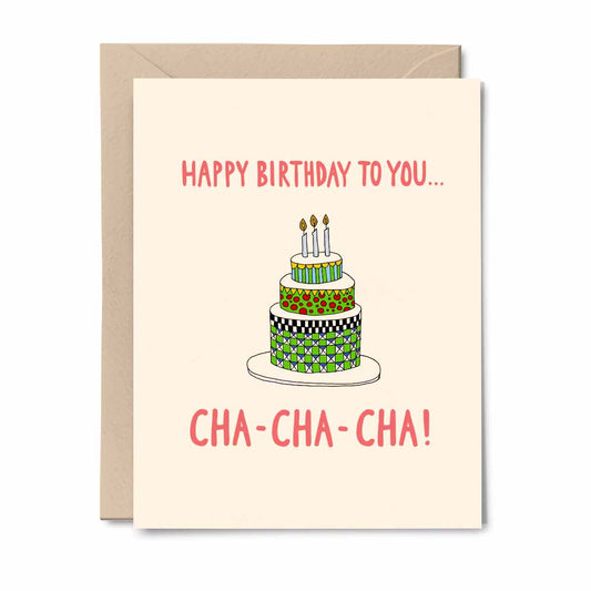 Happy Birthday To You, Cha-Cha-Cha! - Card