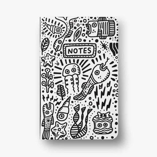 Denik Seascape Outlines Notebook by Erwin Ong