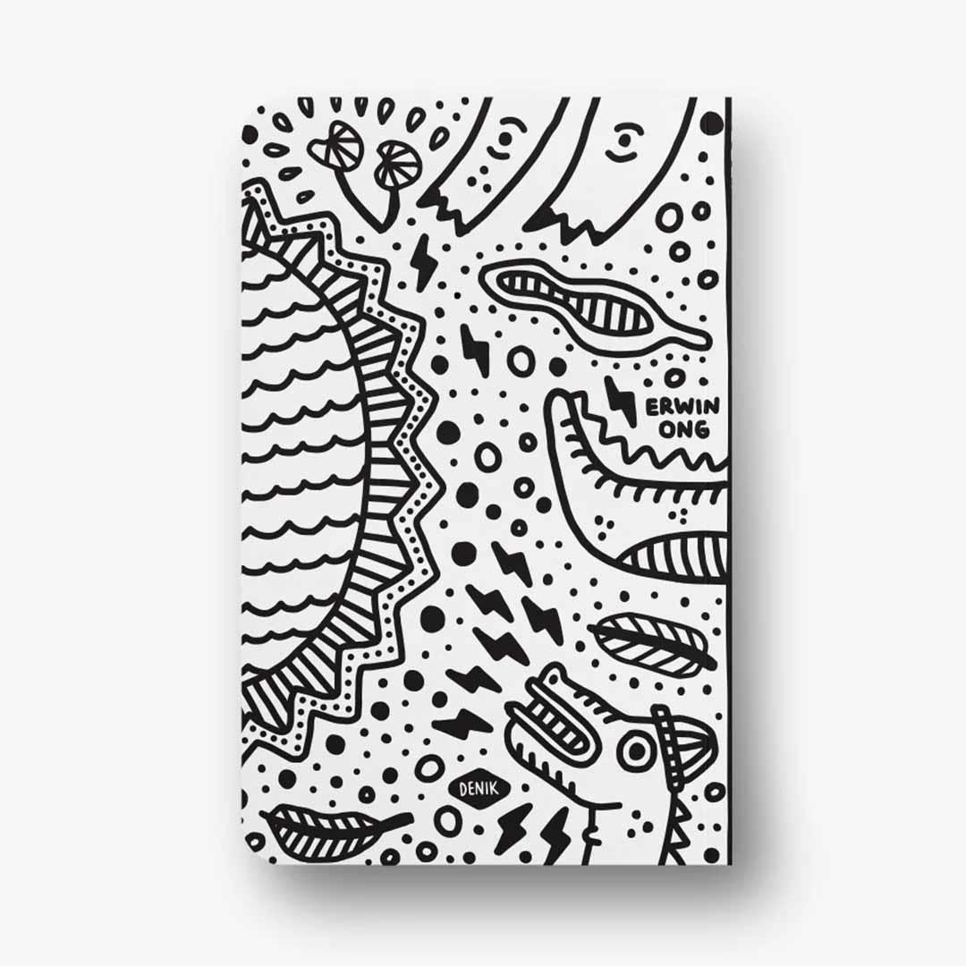 Swamp Outlines - Softcover Classic Layflat Notebook - Denik x Erwin Ong Collection