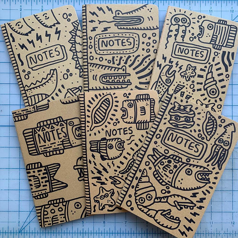 Hand-Decorated Journal - Design No. 8 - *Drawn to Order*