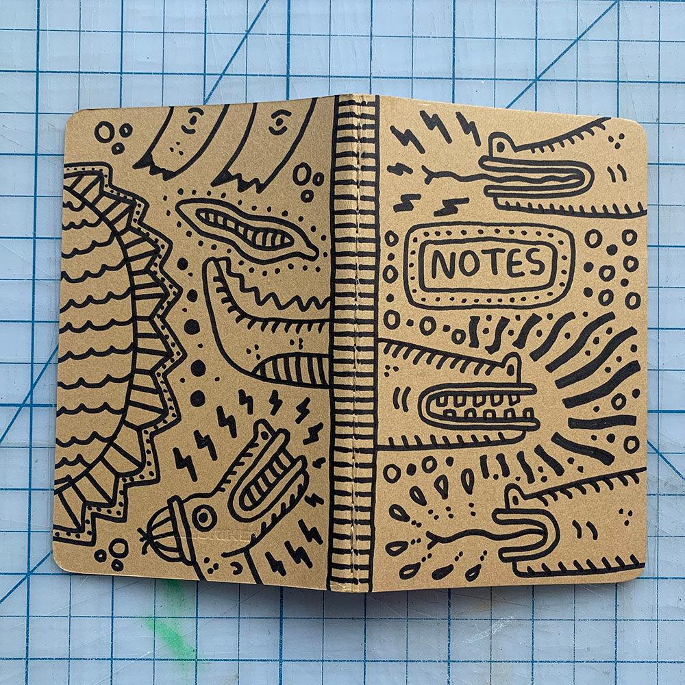 Hand-Decorated Journal - Design No. 7 - *Drawn to Order*