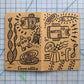 Hand-Decorated Journal - Design No. 9 - *Drawn to Order*