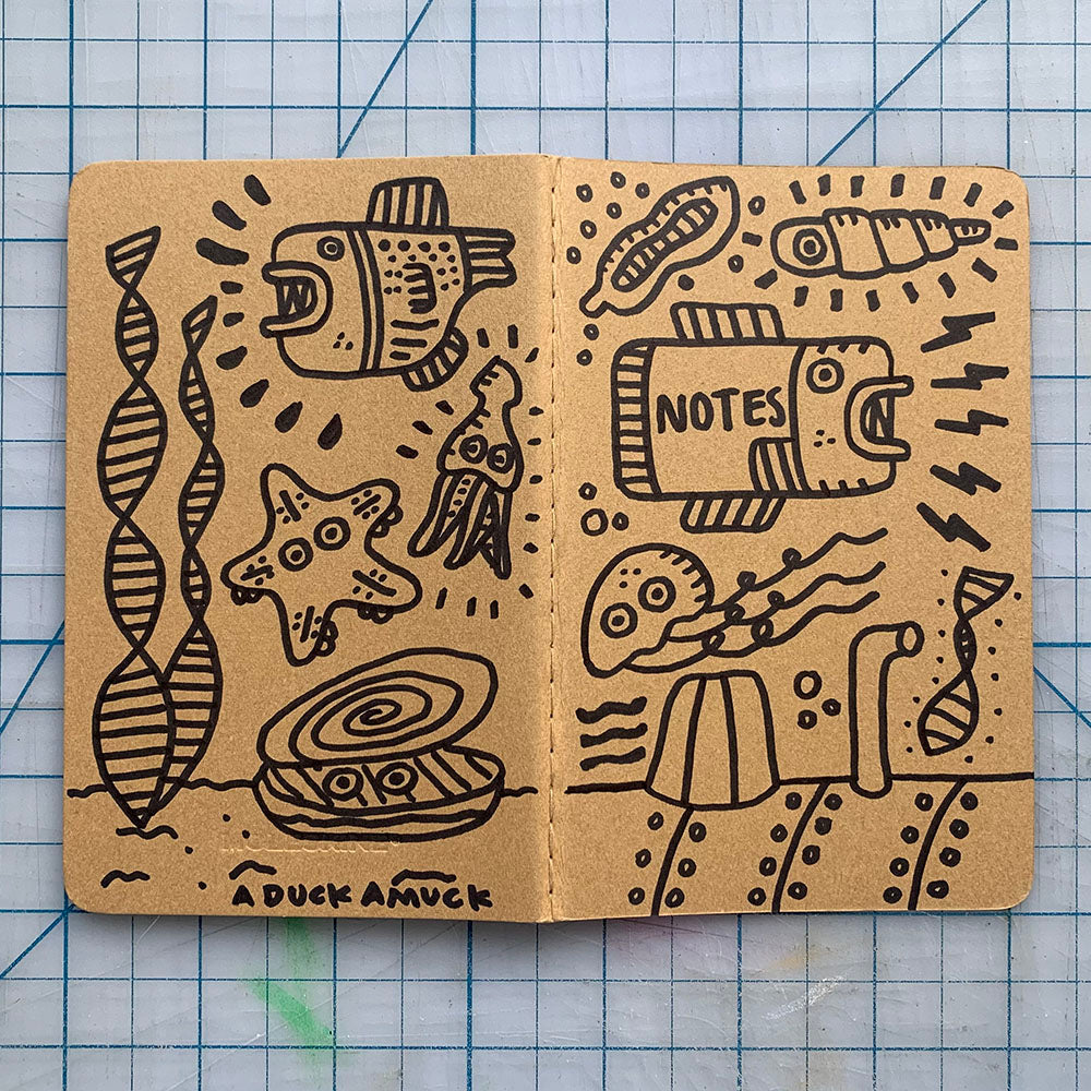 Hand-Decorated Journal - Design No. 9 - *Drawn to Order*