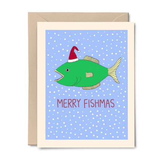 Merry Fishmas - Christmas Greeting Card