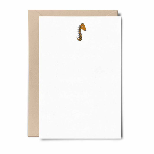 Vinny the Sea Giraffe - Flat Notecard Set (10 Cards)