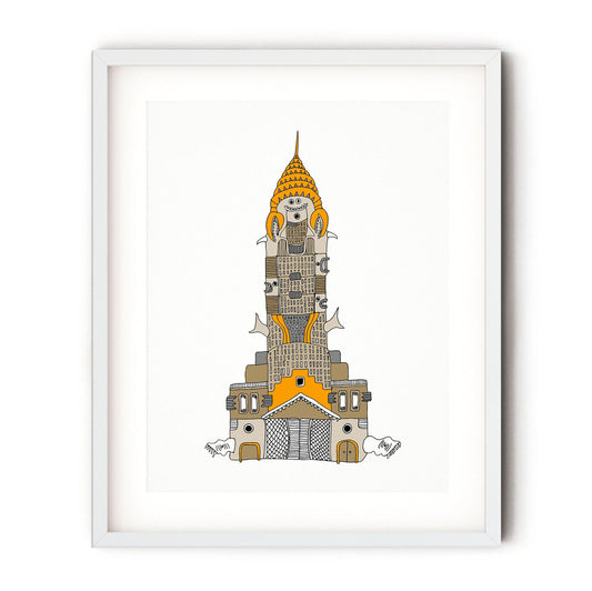 Fish Chrysler Building (Print)